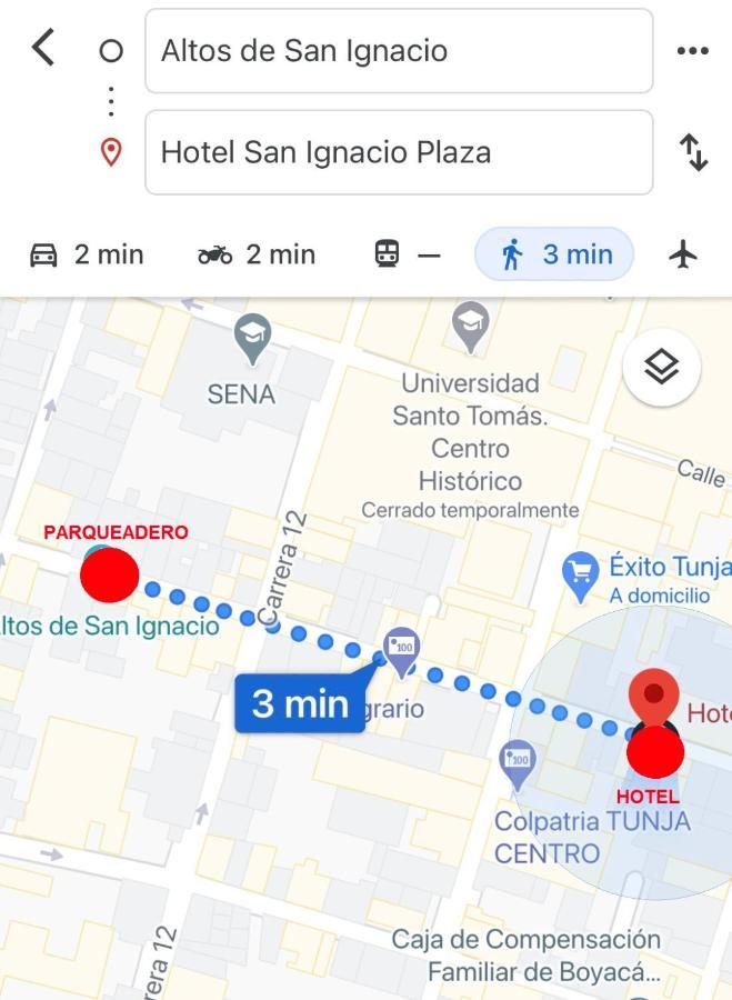 Hotel San Ignacio Plaza Tunja Bagian luar foto